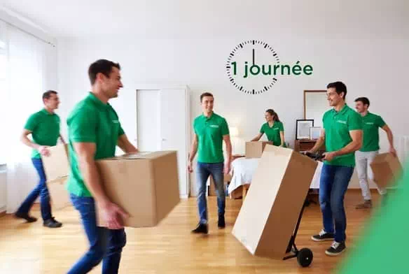 Équipe des Compagnons Débarrasseurs en intervention rapide